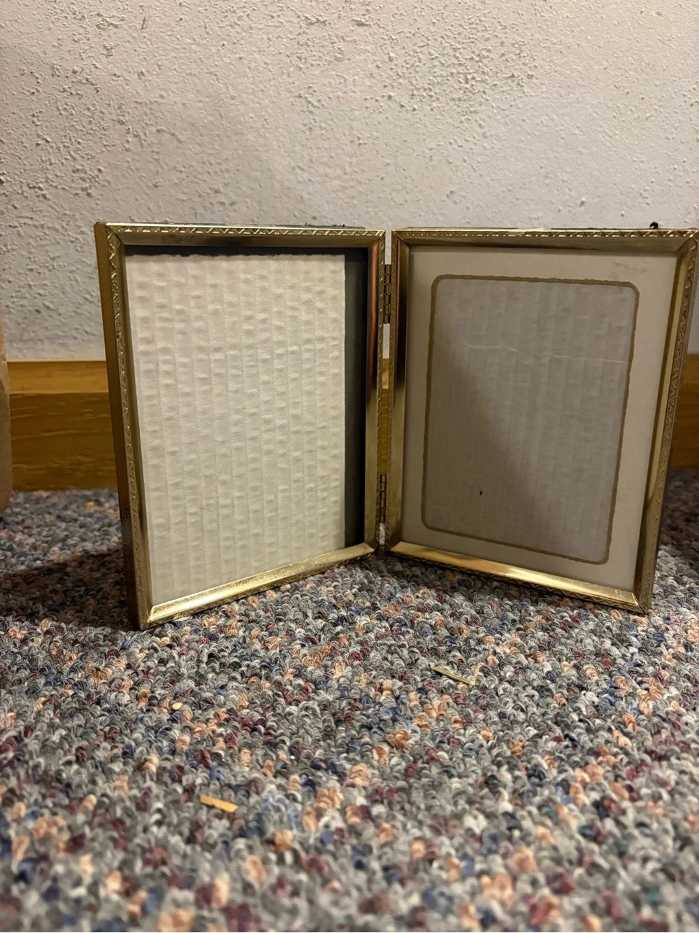 Classic Gold Double Picture Frame